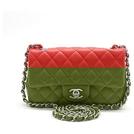 Chanel-Sac croisé mini classique Chanel-Rouge