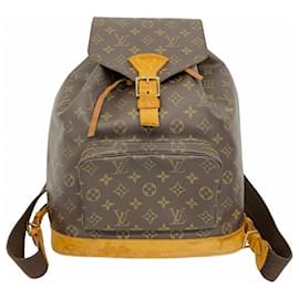 Louis Vuitton-Louis Vuitton Monogram Montsouris GM Backpack-Brown
