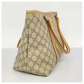 Gucci-Sac fourre-tout Gucci GG Supreme-Marron,Jaune