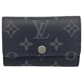 Louis Vuitton-Étui à clés Monogram Eclipse Louis Vuitton-Noir