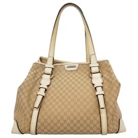 Céline-Sac fourre-tout en toile de nylon Celine Brown-Marron