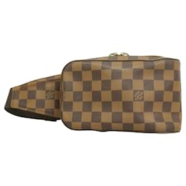 Louis Vuitton-Sac à bandoulière Damier Geronimos de Louis Vuitton-Damier ebène