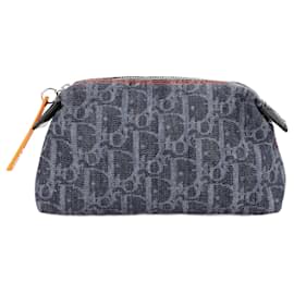 Christian Dior-Pochette Trotter Christian Dior-Orange,Bleu Marine