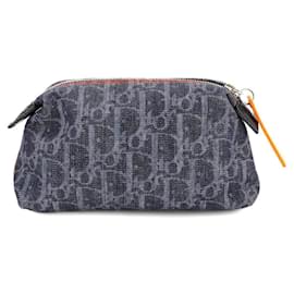 Christian Dior-Pochette Trotter Christian Dior-Orange,Bleu Marine