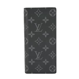 Louis Vuitton-Portefeuille long Monogram Eclipse Louis Vuitton-Monogramme