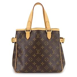 Louis Vuitton-Sac à main Batignolles Monogram Louis Vuitton-Marron,Monogramme