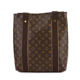 Louis Vuitton-Sac cabas Monogram Louis Vuitton-Marron,Monogramme