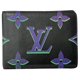 Louis Vuitton-Portefeuille Multiple Bi-fold Monogram Louis Vuitton-Noir