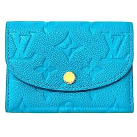 Louis Vuitton-Louis Vuitton Monogram Empreinte Coin Purse-Blue