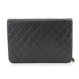 Chanel-Sac à épaule en chaîne Matelassé Chanel-Noir