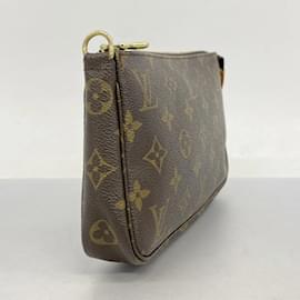 Louis Vuitton-Pochette Accessoires Monogram Louis Vuitton-Marron