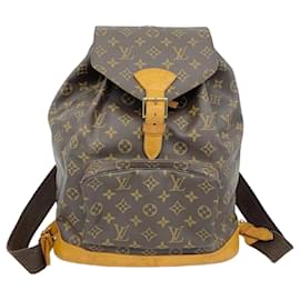 Louis Vuitton-Louis Vuitton Monogram Montsouris GM Backpack-Brown