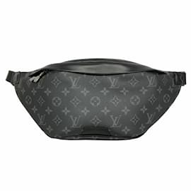Louis Vuitton-Sac banane Discovery PM Monogram Eclipse Louis Vuitton-Marron,Noir