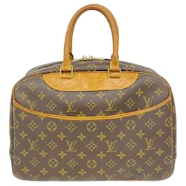 Louis Vuitton-Sac à main Deauville Monogram Louis Vuitton-Marron