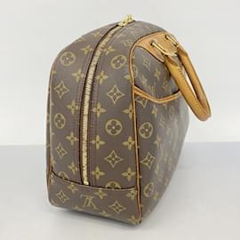 Louis Vuitton-Sac à main Deauville Monogram Louis Vuitton-Marron