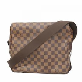 Louis Vuitton-Sac à épaule Damier Naviglio Louis Vuitton-Damier ebène