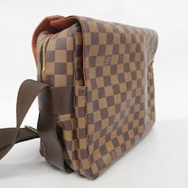 Louis Vuitton-Sac à épaule Damier Naviglio Louis Vuitton-Damier ebène
