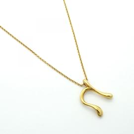 Tiffany & Co-Tiffany 18K Yellow Gold Initial "n" Necklace-Other