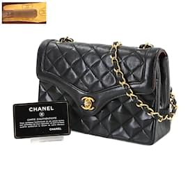 Chanel-Sac à épaule en chaîne Matelassé Chanel-Noir