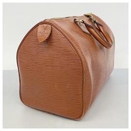 Louis Vuitton-Sac à main Louis Vuitton Epi Speedy 30-Marron