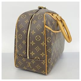 Louis Vuitton-Sac à main Deauville Monogram Louis Vuitton-Marron