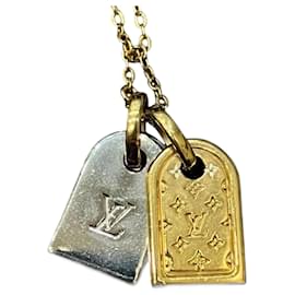 Louis Vuitton-Louis Vuitton Necklace Nanogram M63141-Silvery,Golden