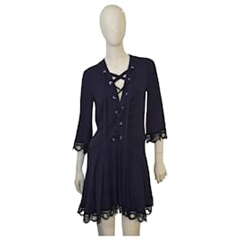 Dondup-Dresses-Blue