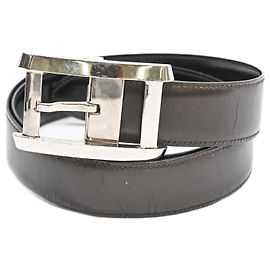 Ceinture Must Tank réversible de Cartier Marron Noir