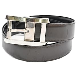 Cartier-Cinto Must Tank reversível da Cartier-Marrom,Preto