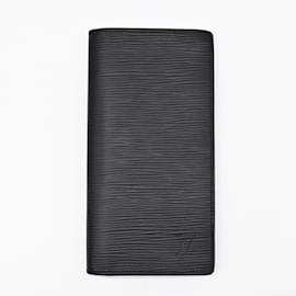 Louis Vuitton-Portefeuille long bi-fold Louis Vuitton Epi Brazza-Noir