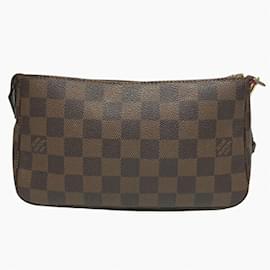 Louis Vuitton-Pochette Accessoires Damier Louis Vuitton-Marron