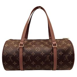 Louis Vuitton-Sac à main Louis Vuitton Monogram Old Papillon 30-Marron
