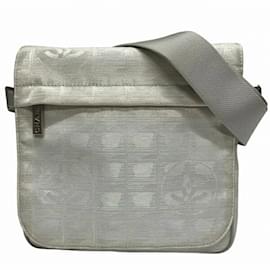 Chanel-Sac à épaule argenté de la nouvelle ligne de voyage Chanel-Argenté