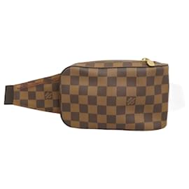 Louis Vuitton-Sac à bandoulière Damier Geronimos de Louis Vuitton-Damier ebène