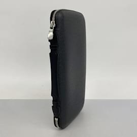 Louis Vuitton-Organisateur de portefeuille long Louis Vuitton Taiga-Gris