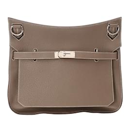 Hermès-Sac à épaule Hermes Gypsiere 34-Taupe