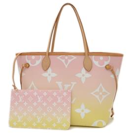 Louis Vuitton-Louis Vuitton Monogram Giant By The Pool Neverfull MM Tote Bag-Pink