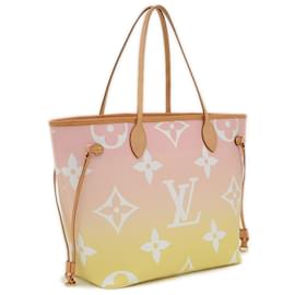 Louis Vuitton-Louis Vuitton Monogram Giant By The Pool Neverfull MM Tote Bag-Pink