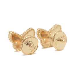 Van Cleef & Arpels-Boucles d'oreilles Sweet Papillon de Van Cleef & Arpels-Blanc,Doré