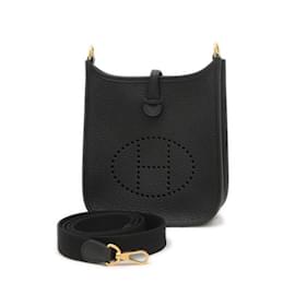 Hermès-Sac à épaule TPM Evelyn d'Hermès-Noir