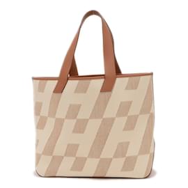 Hermès-Sac tote GM Hermes Ambier-Marron,Autre