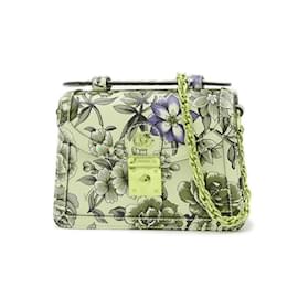 Gucci-Gucci Flower Chain Shoulder Bag-Multiple colors,Beige
