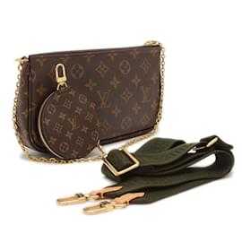 Louis Vuitton-Sac à bandoulière Monogram Multi Pochette Accessoires Louis Vuitton-Kaki,Monogramme