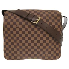 Louis Vuitton-Sac à épaule Damier Bastille Louis Vuitton-Marron,Damier ebène
