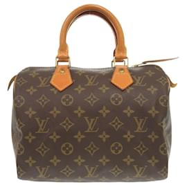 Louis Vuitton-Sac à main Louis Vuitton Speedy 25 Monogram-Marron