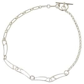 Hermès-Hermes Chaine d'Ancre Punk ST Silver 925 Necklace-Silvery