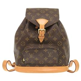 Louis Vuitton-Louis Vuitton Montsouris MM Monogram Backpack-Brown,Monogram