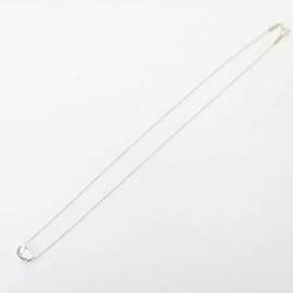 Tiffany & Co-Tiffany & Co. Elsa Peretti Bean Pendant Necklace-Silvery