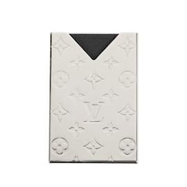 Louis Vuitton-Porte-cartes en métal Monogram Louis Vuitton-Noir,Monogramme