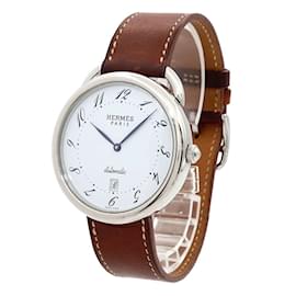 Hermès-Hermes Arceau AR4 810 Men's Watch-White